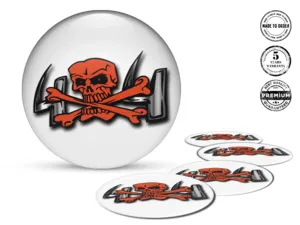 Sticker Dome Label Gravitational Cascade